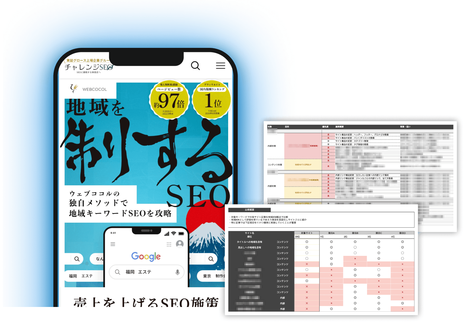 SEO事業で培った地域性と専門性を高精度に実装するLLMOコンサルティングのイメージ図